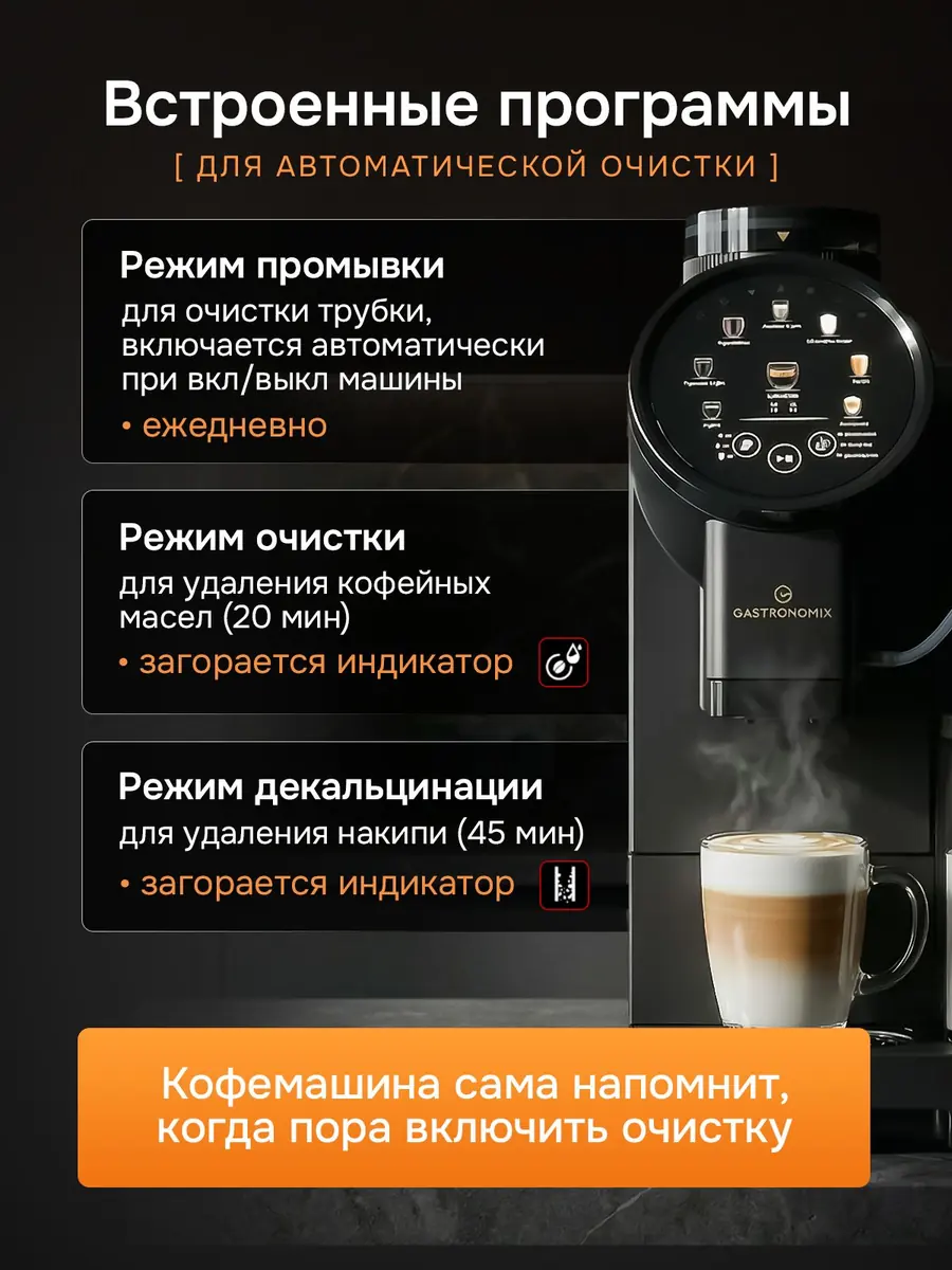 Приготовление капучино